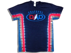3XL Grateful Dad tie dye shirt