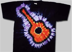4XL Guitar tie dye t-shirt