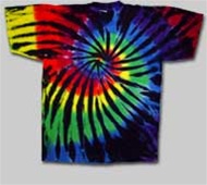 5XL Stain Glass swirl tie dye t-shirt