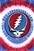 Grateful Dead Steal Your Face red, white and blue wall tapestry