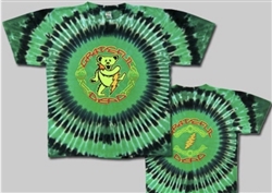 Dancing Celtic Bear Grateful Dead tie dye t-shirt