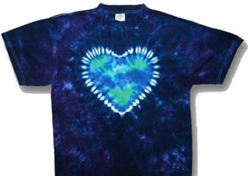 Mother Earth  Heart tie dye t-shirt