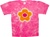 Pink Flower tie dye t-shirt