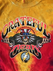 Grateful Dead Motorcycle tie dye t-shirt