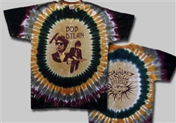 3XL Bob Dylan tie dye tee shirt by allcollegestuff.com