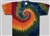 3XL Nature's Swirl tie dye shirt