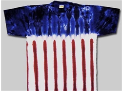 3XL Flag swirl tie dye t-shirt