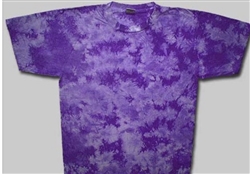 3XL Purple Crinkle tie dye t-shirt
