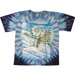 4XL Grateful Dead Powderman Skiing tie dye shirt