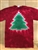 Christmas Tree tie dye t-shirt.