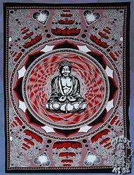 meditating Budda Wall Tapestry, college wall tapestry, cheap wall tapestry