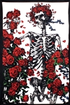 Grateful Dead Bertha Skull and Roses wall tapestry