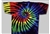 kids tie dye black stained glass t-shirt.  The tie dyes are not fade away, pre-shunk t-shirts.