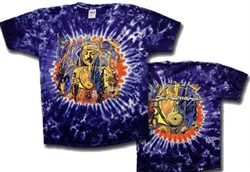 Carlos Santana tie dye t-shirt by allcollegestuff.com