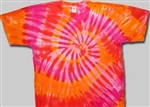 Sundog Pink swirl tie dye t-shirt