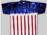 US Flag Tie Dye t-shirt, patriotic American flag tie dye t-shirt