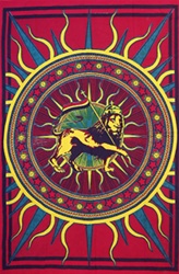 Rasta Lion Rastafarian tapestry, college wall tapestry, cheap wall tapestry