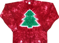 Christmas Tree tie dye t-shirt, Christmas tree tie dye, xmas tree tie dye shirt, Christmas tie dye shirt, family pj's, christmas family pj's